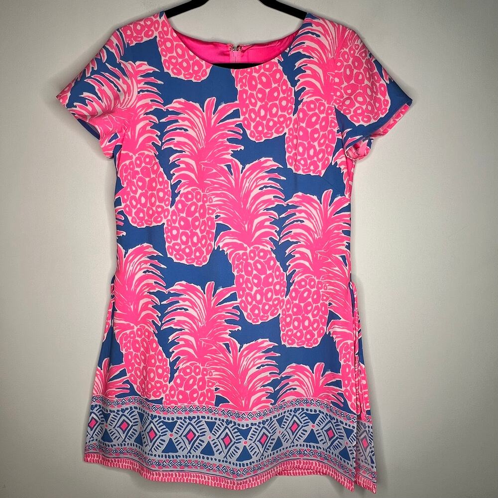 Lilly Pulitzer Blanca Romper Pineapple Mini Dress Size 6 - Picture 2 of 8